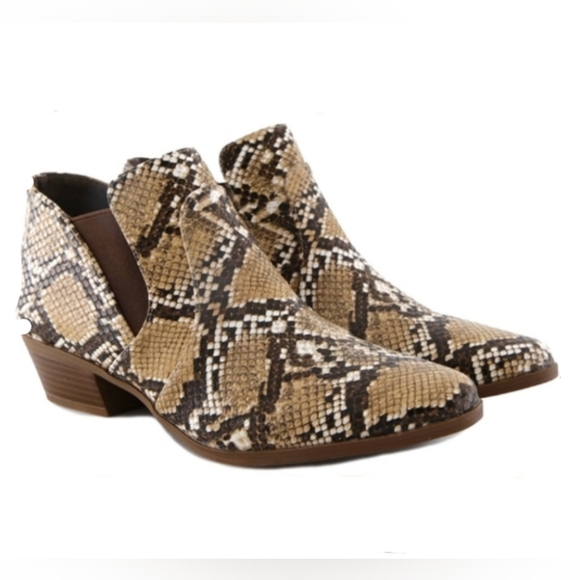 Qupid Salena-11x Snakeprint Bootie Sz.9 - Picture 2 of 12